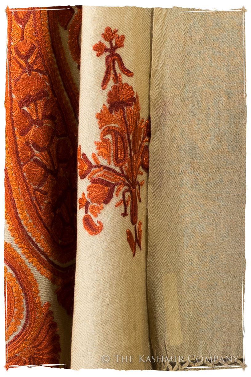 Mocha Monique Royale Paisley Shawl