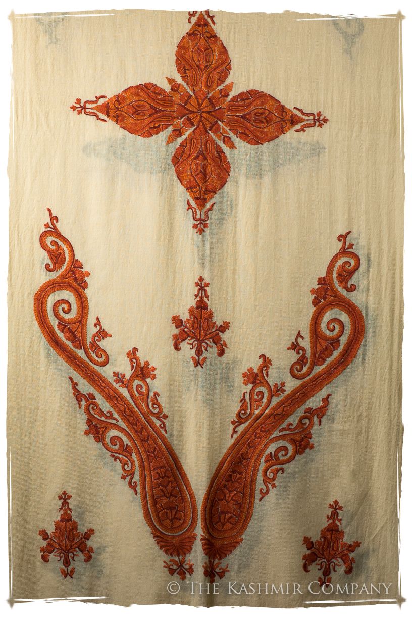 Mocha Monique Royale Paisley Shawl