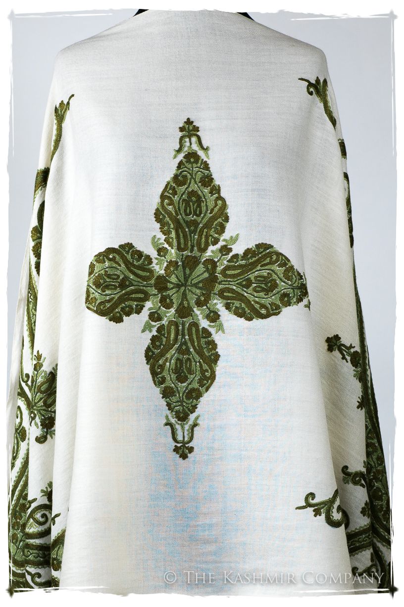 Watercress Winnie Royale Paisley Shawl