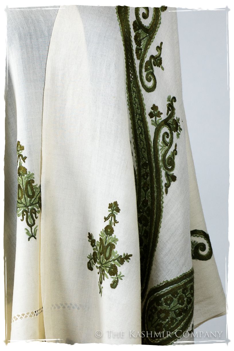 Watercress Winnie Royale Paisley Shawl