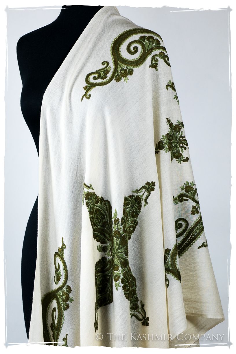 Watercress Winnie Royale Paisley Shawl