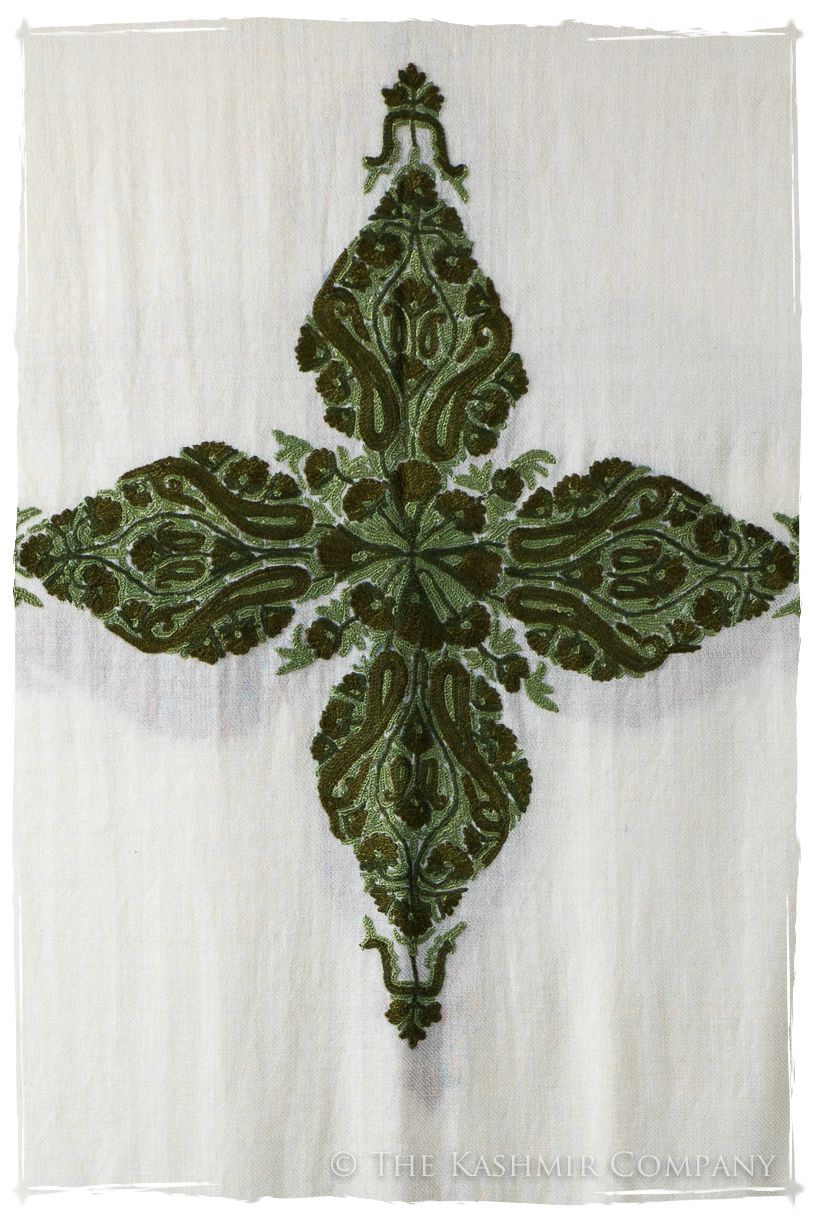 Watercress Winnie Royale Paisley Shawl