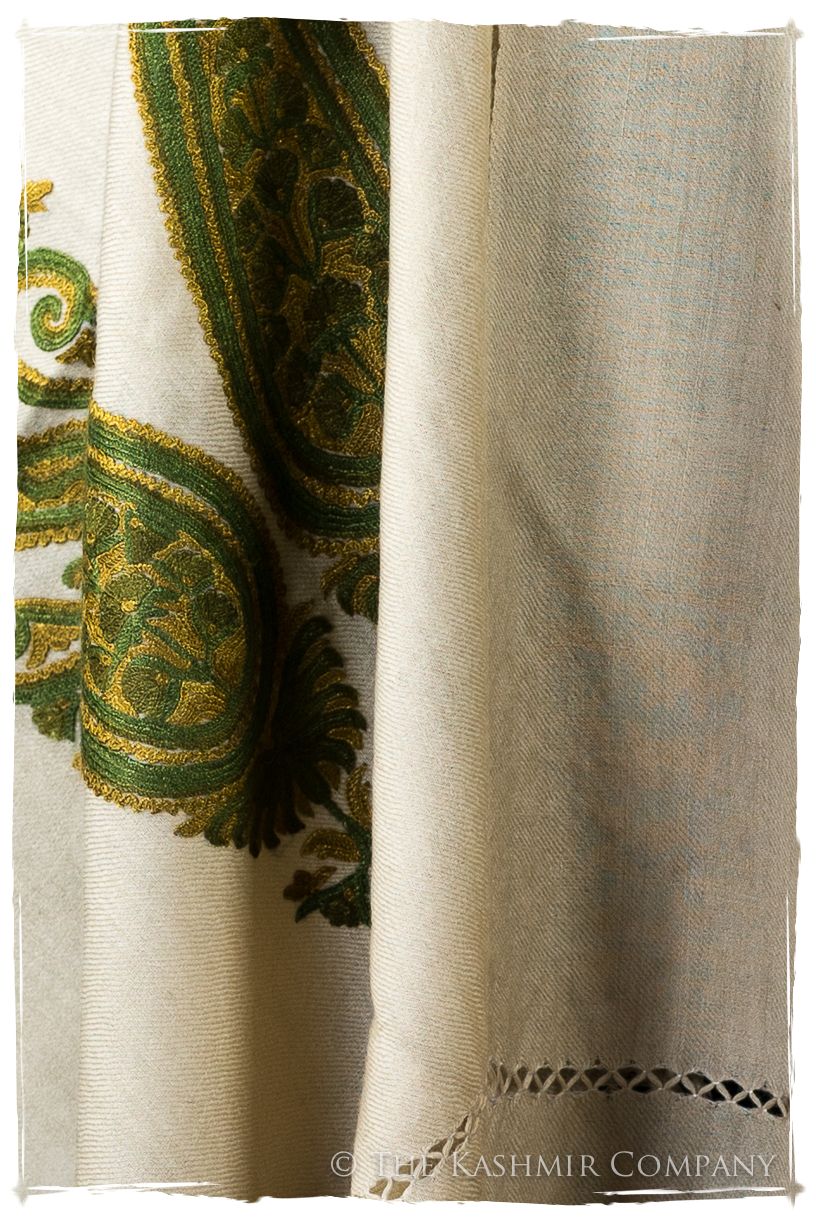 Sage Simone Royale Paisley Shawl