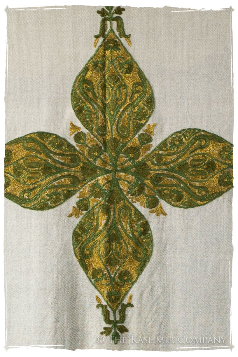Sage Simone Royale Paisley Shawl