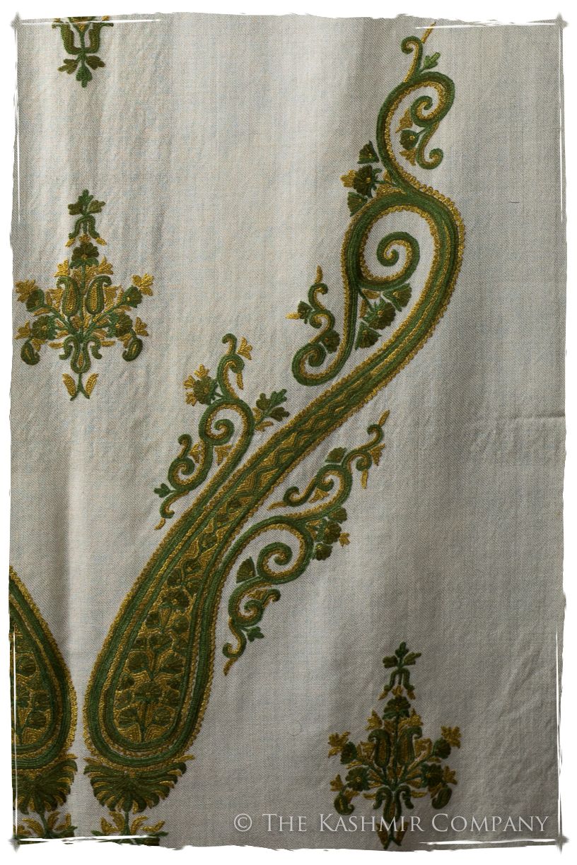Sage Simone Royale Paisley Shawl