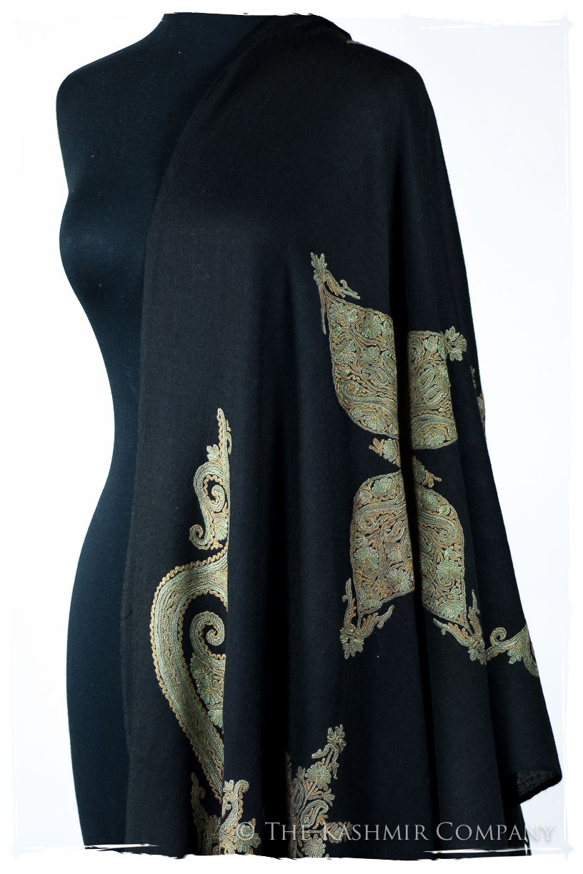 Abby Amber Royale Paisley Shawl