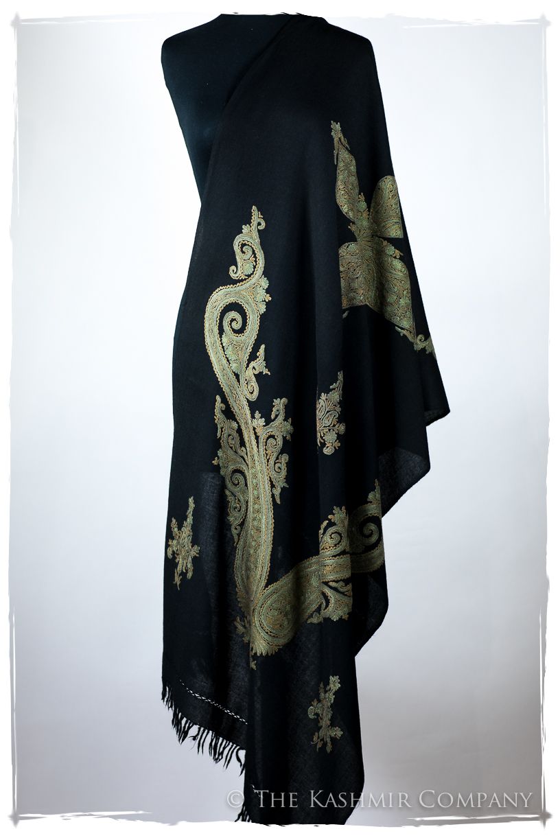 Abby Amber Royale Paisley Shawl