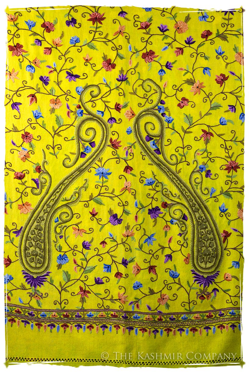 Jardin de Pierre Précieuse Topaze Paisley Shawl
