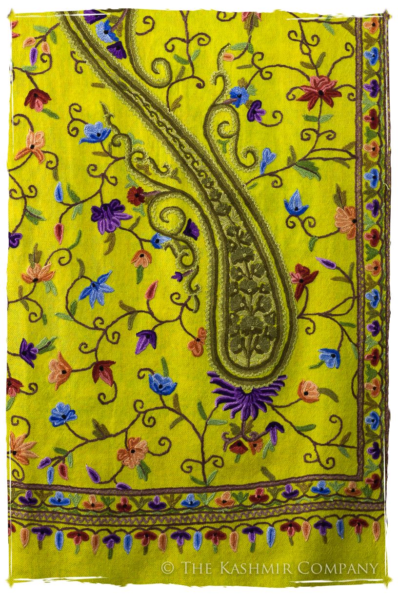 Jardin de Pierre Précieuse Topaze Paisley Shawl