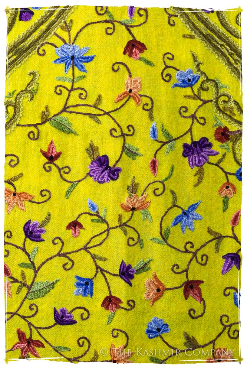 Jardin de Pierre Précieuse Topaze Paisley Shawl
