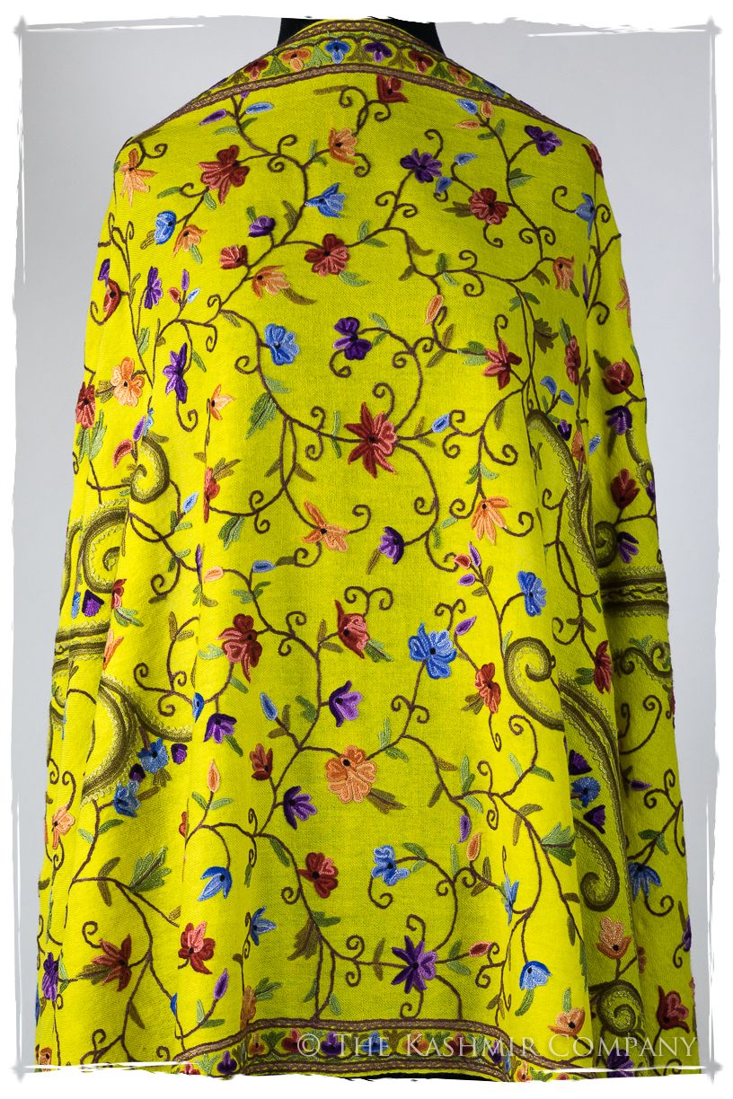 Jardin de Pierre Précieuse Topaze Paisley Shawl
