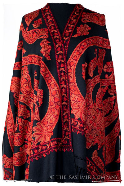 Joyaux de la Rouge d'automne Paisley Shawl