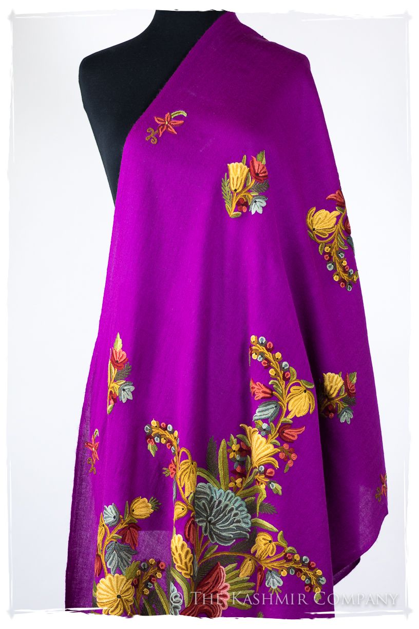 Bouquet de Tulipès Français Vincennes Provence Shawl