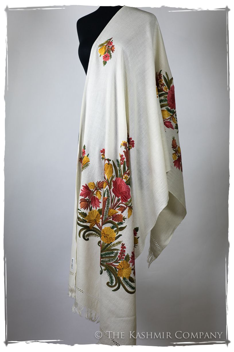 Bouquet de Tulipes Désert d'ivoire Provence Shawl