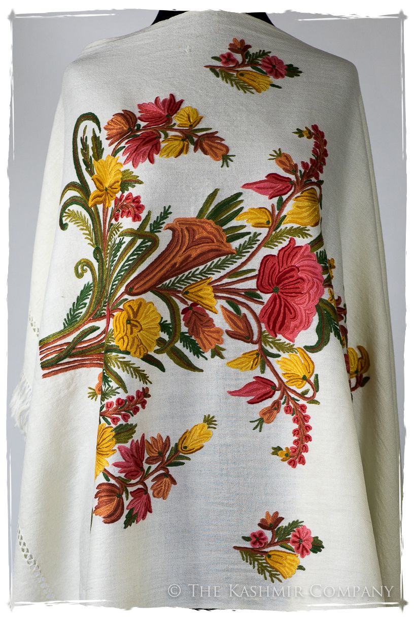 Bouquet de Tulipes Désert d'ivoire Provence Shawl