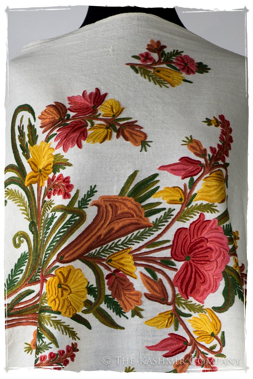Bouquet de Tulipes Désert d'ivoire Provence Shawl