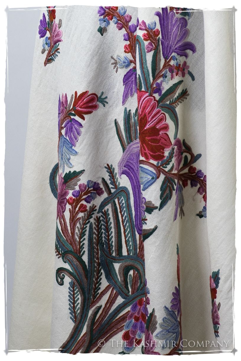 Bouquet de Tulipés Voilét d'ivoire Provence Shawl
