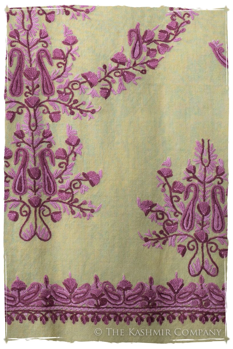 Frontière de l'Acadie Française Paisley Provence Shawl