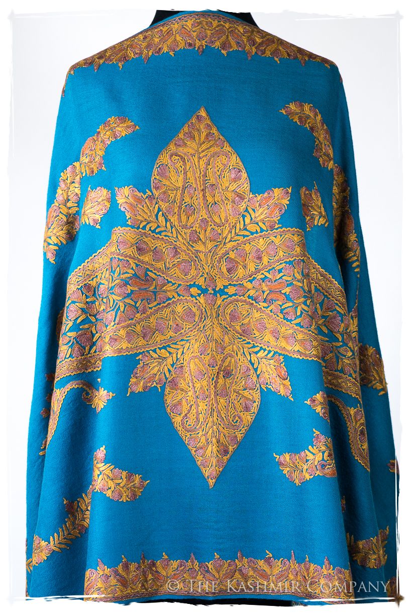 Frontière de Fort Caroline Française Paisley Provence Shawl