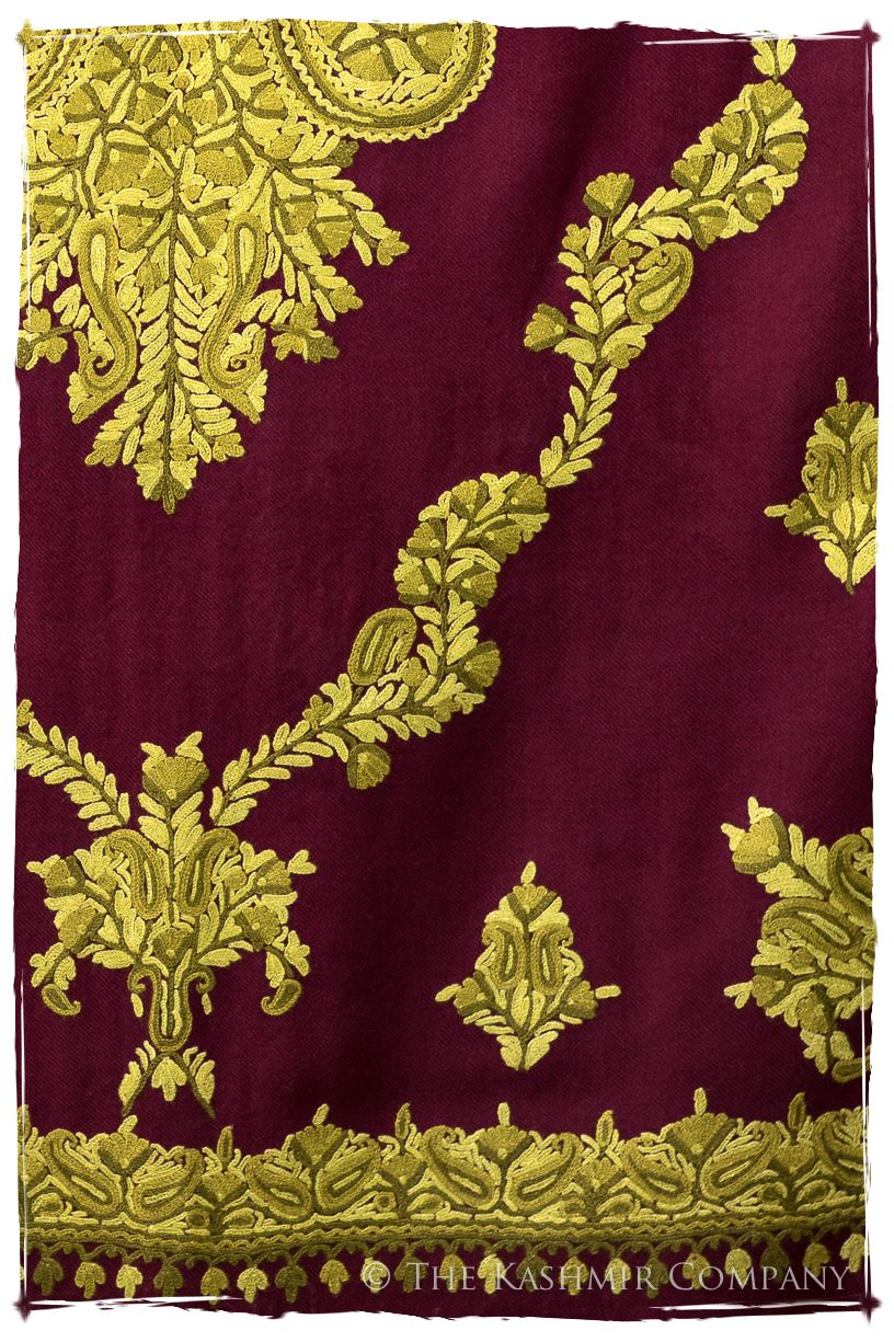 Frontière de la Louisiane Française Paisley Provence Shawl