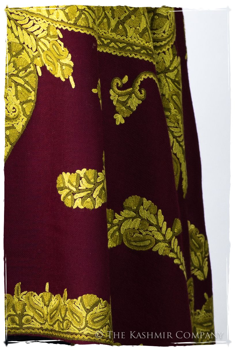 Frontière de la Louisiane Française Paisley Provence Shawl