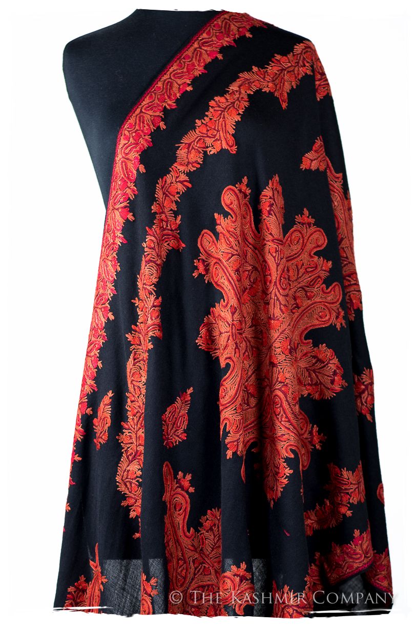 Frontière de Sainte-Croix Française Paisley Provence Shawl