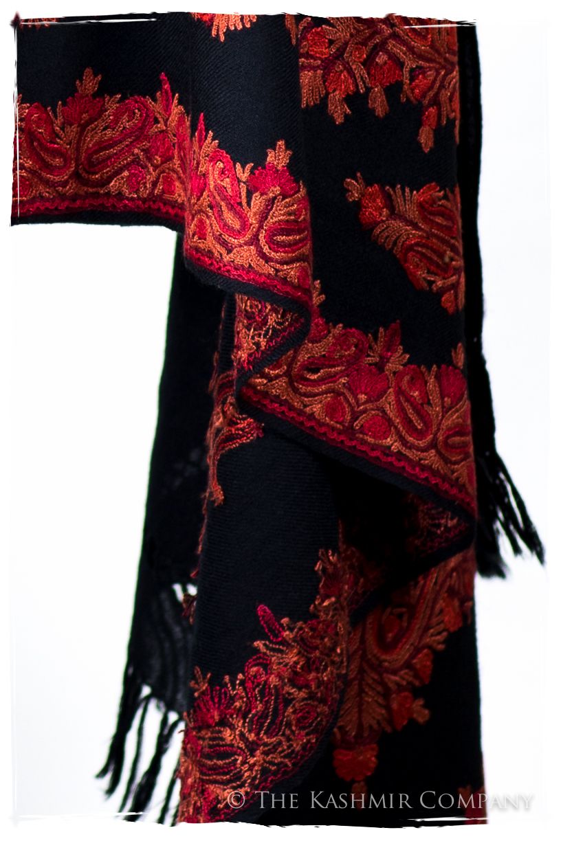 Frontière de Sainte-Croix Française Paisley Provence Shawl