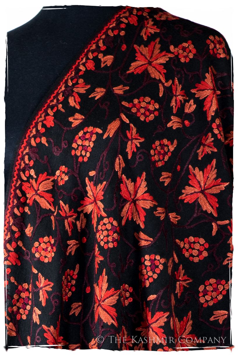 Château de Pierreclos Burgundy Feuilles de Vigne Shawl