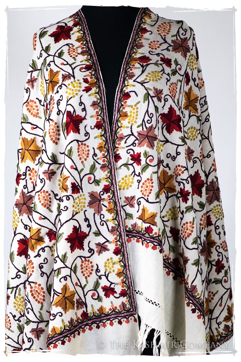 Château de Berne Provence Feuilles de Vigne Shawl