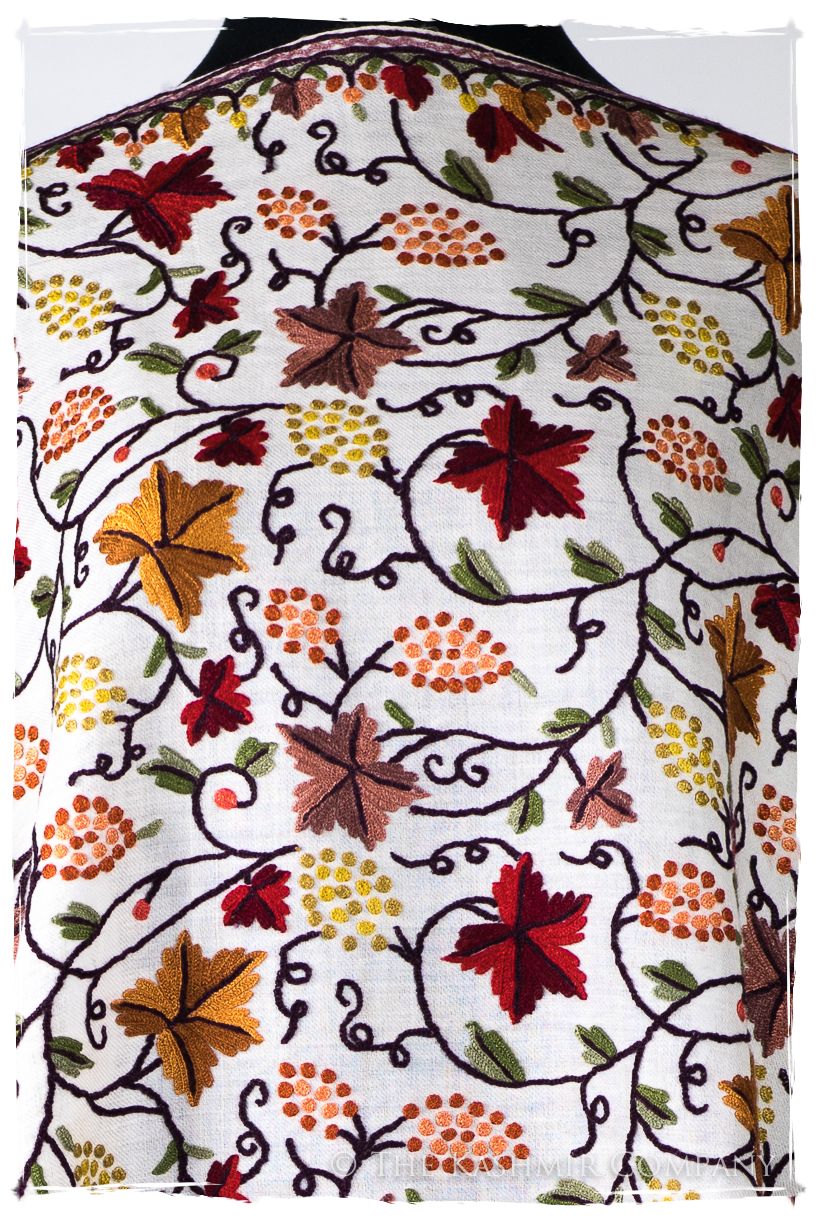 Château de Berne Provence Feuilles de Vigne Shawl