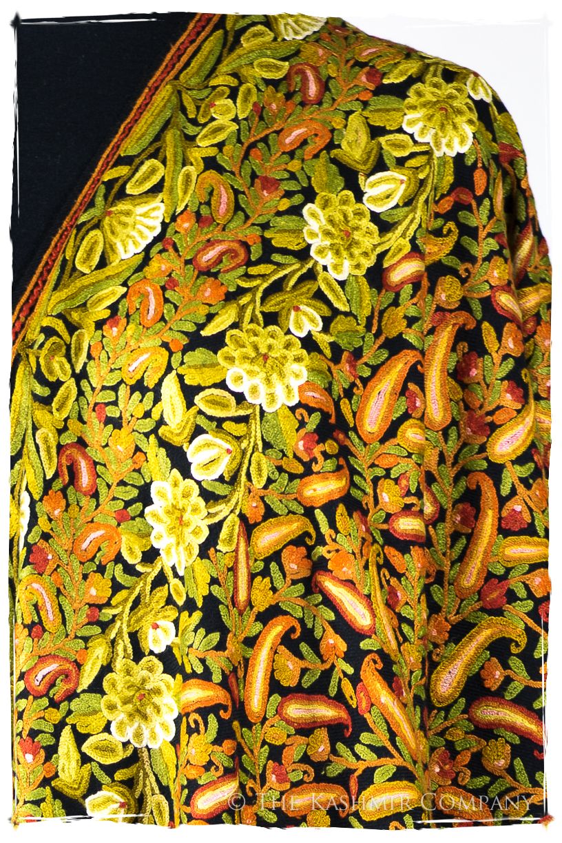 Jardin du reine Italienne Paisley Antiquaires Shawl