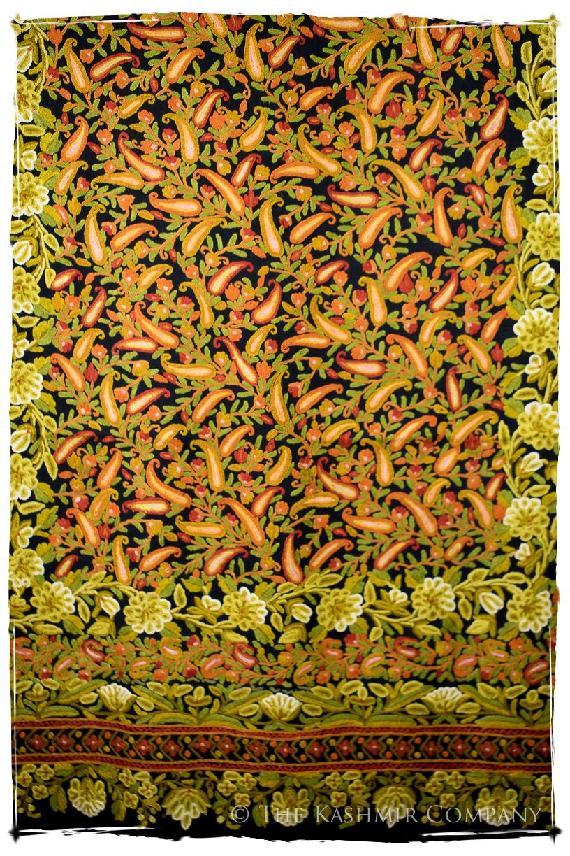 Jardin du reine Italienne Paisley Antiquaires Shawl