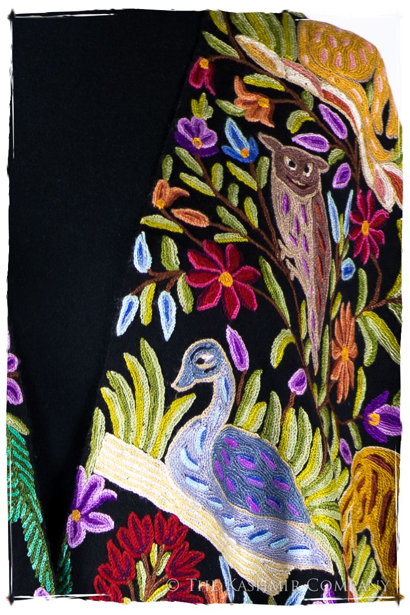 Jardin de Crépuscule du Sanctuaire Colonial Indien Antiquaires Shawl