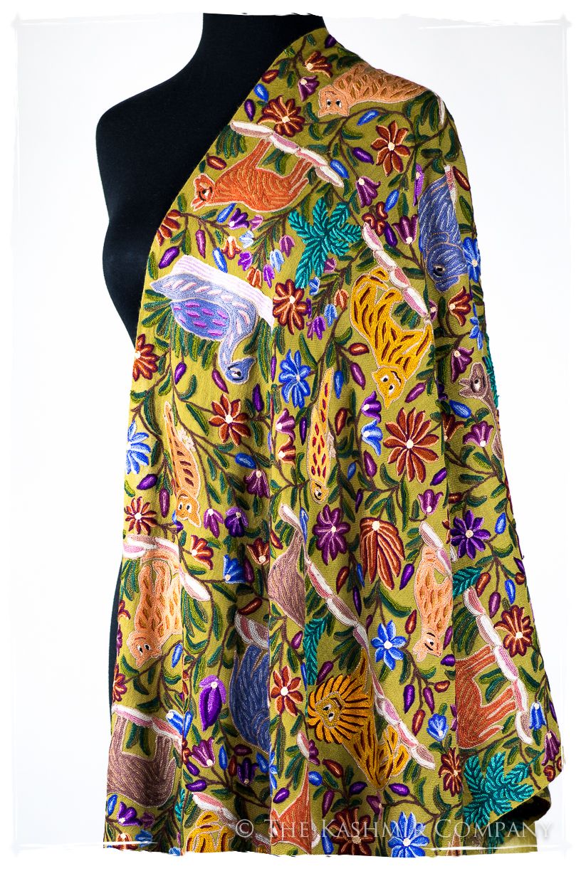 Jardin Arabe du Sanctuaire Colonial Indien Antiquaires Shawl