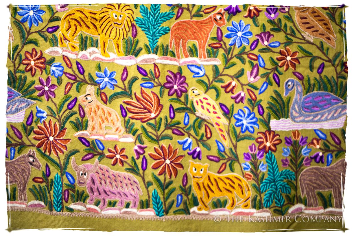 Jardin Arabe du Sanctuaire Colonial Indien Antiquaires Shawl