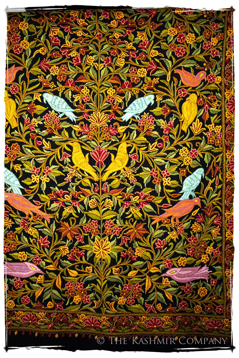 Jardin d'Eden Mughal Indien Antiquaires Shawl