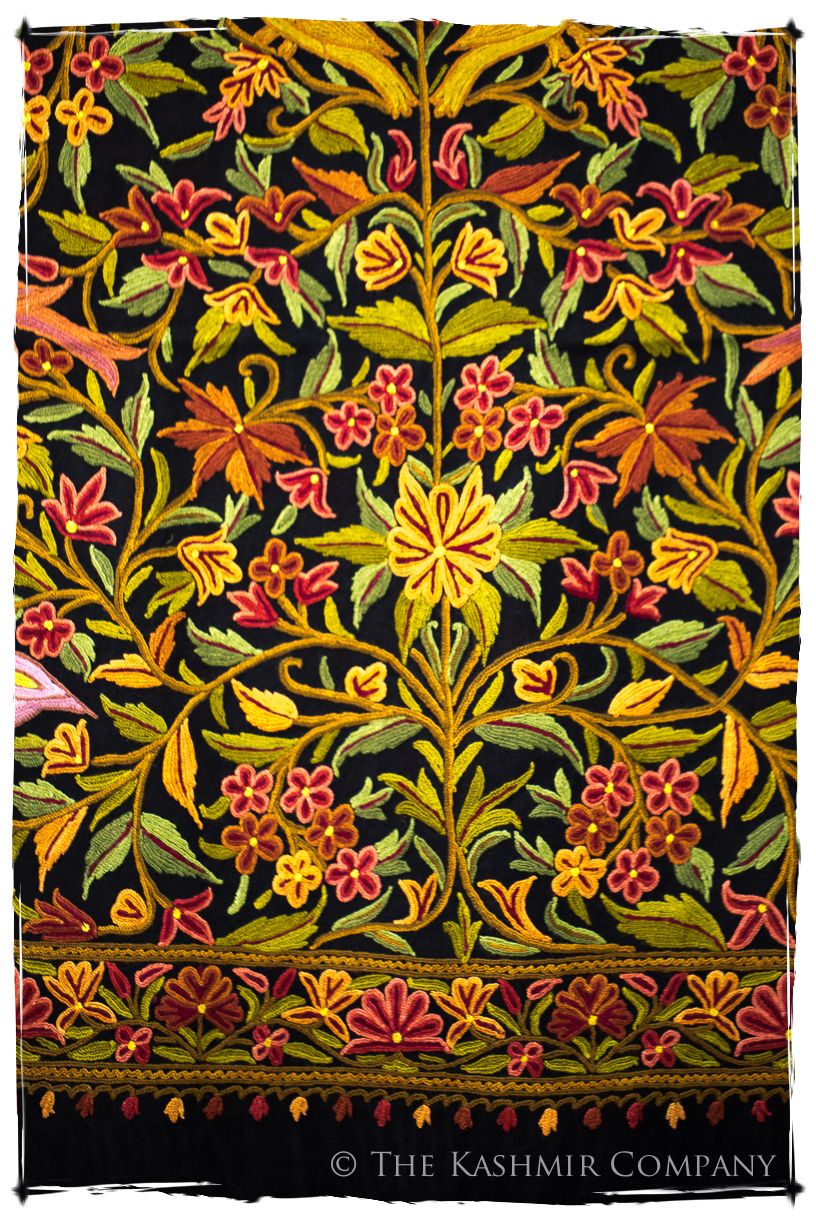 Jardin d'Eden Mughal Indien Antiquaires Shawl