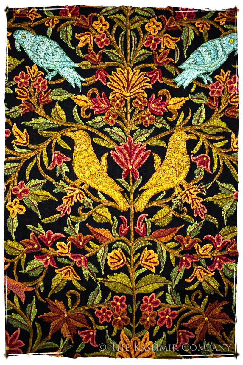 Jardin d'Eden Mughal Indien Antiquaires Shawl