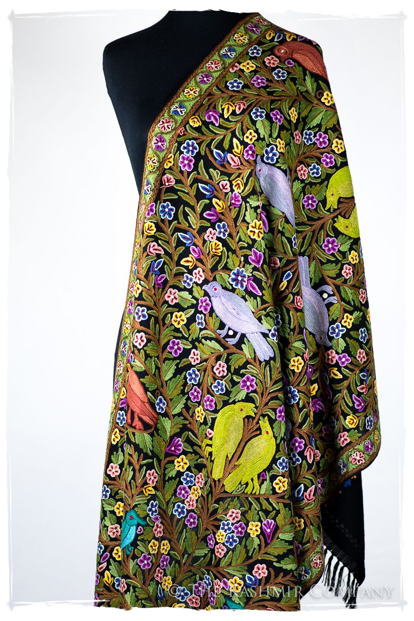 Jardin du Cachemire Afghan Indien Antiquaires Shawl