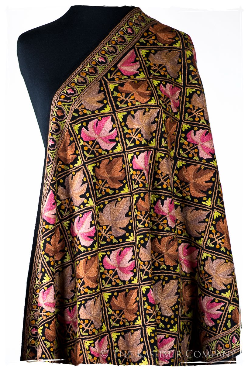 Mosaïque Chinar de la mélodie du Cachemire Antiquaires Shawl