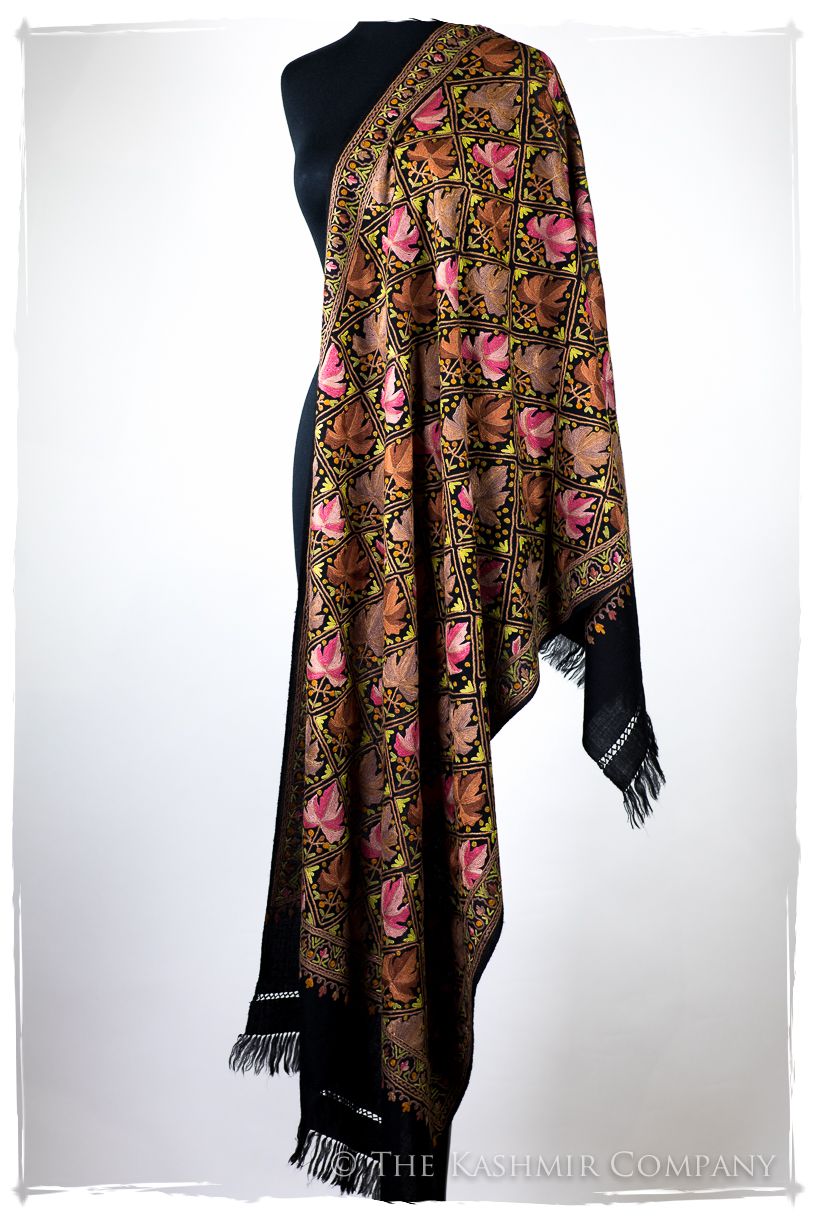Mosaïque Chinar de la mélodie du Cachemire Antiquaires Shawl