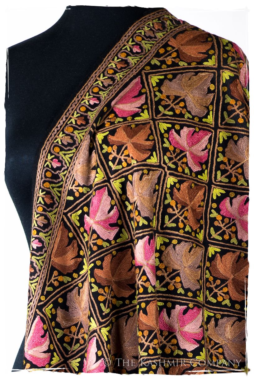Mosaïque Chinar de la mélodie du Cachemire Antiquaires Shawl