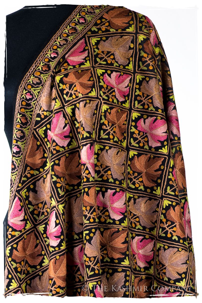 Mosaïque Chinar de la mélodie du Cachemire Antiquaires Shawl