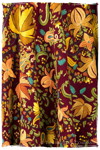 Jardin du Chinar du Bordeaux Cachemire Antiquaires Shawl
