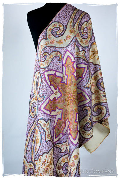 The Mona Lisa Jardin Lilac Deux Shawl