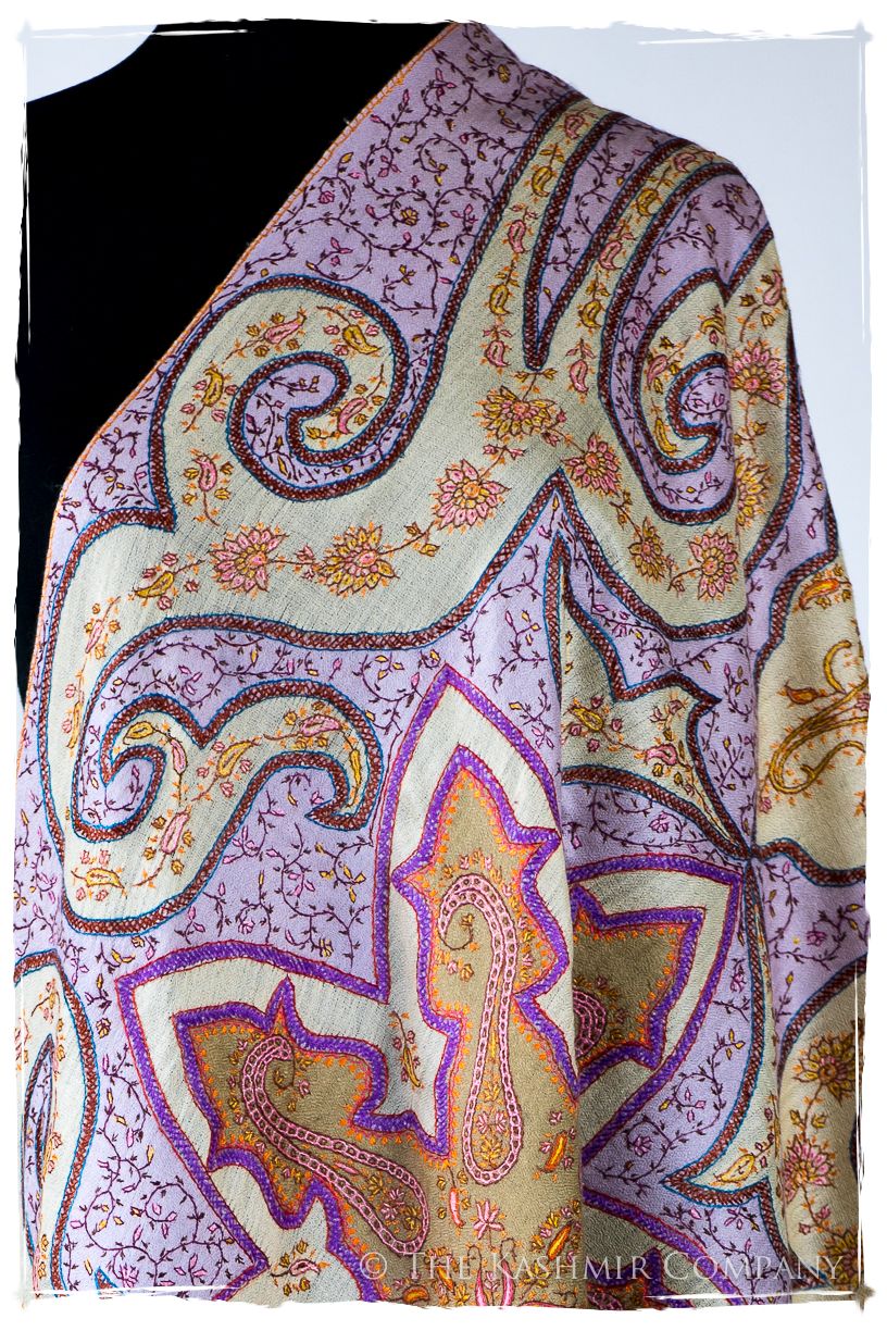 The Mona Lisa Jardin Lilac Deux Shawl