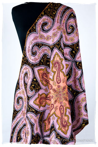 The Mona Lisa Noir Rose Deux Shawl