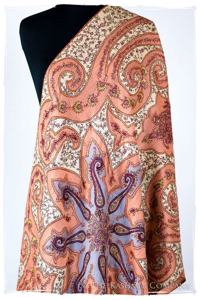 The Mona Lisa Peach Amber Deux Shawl