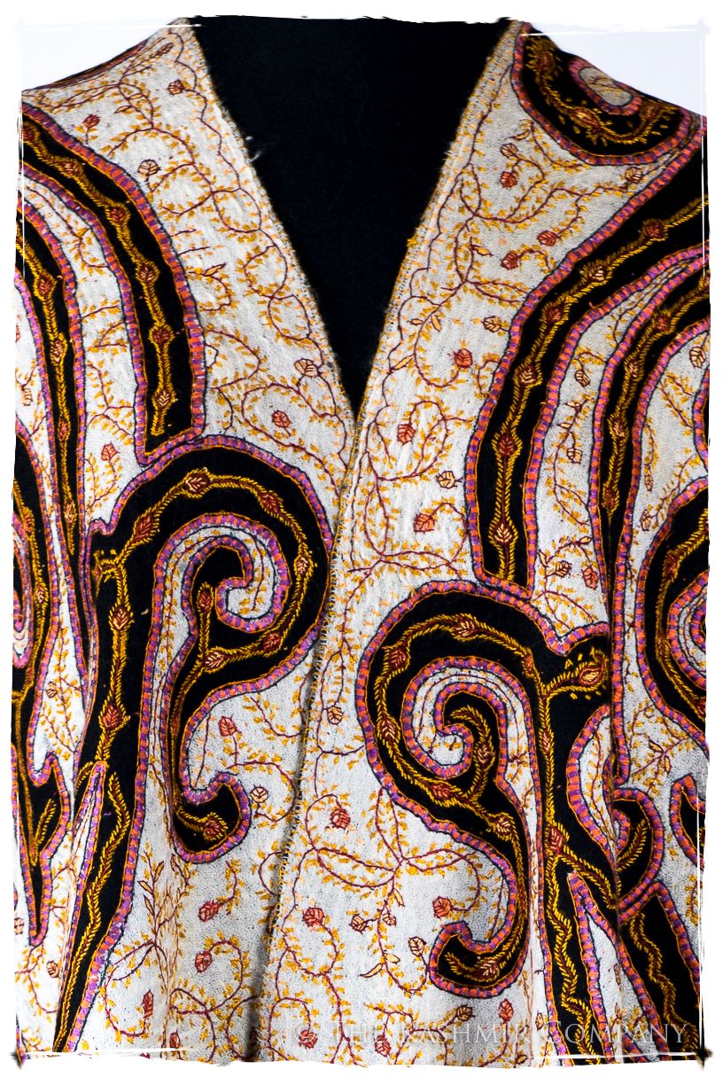 The Mona Lisa Noir Rose Gold Deux Shawl