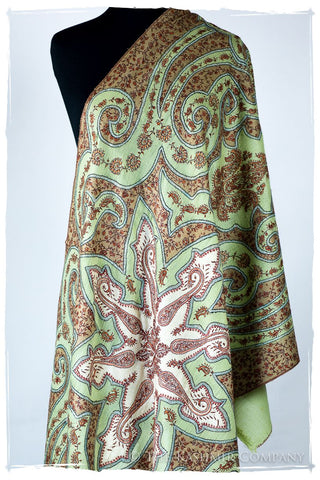 The Mona Lisa Celadon Mist Deux Shawl